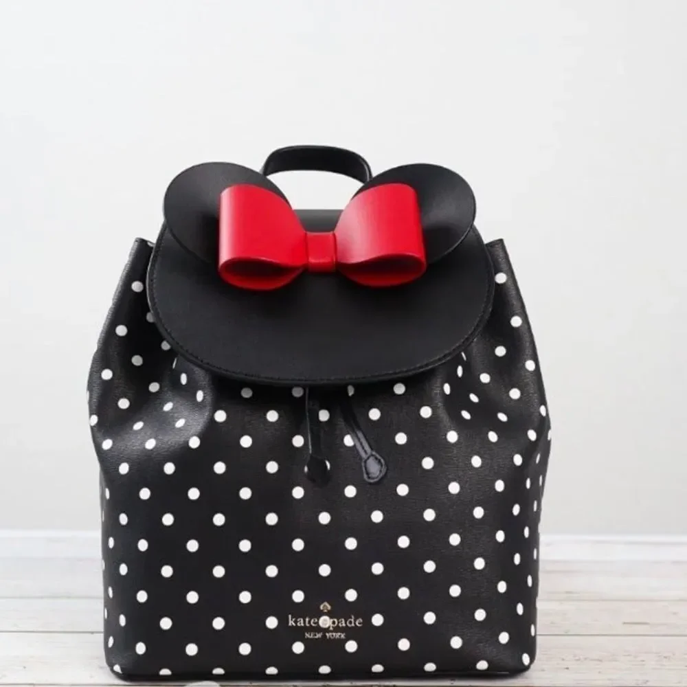 disney x kate spade new york minnie mouse backpack - Picture 5 of 7